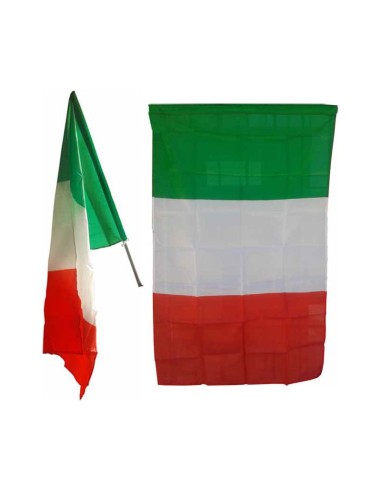 Bandiere Italia in Poliestere leggero - Confezione 10 pezzi
