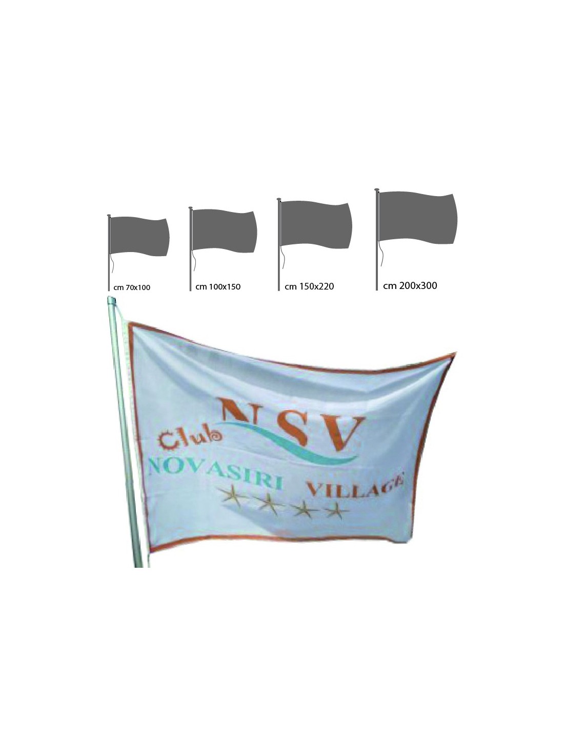 bandiere personalizzate 100x150 cm