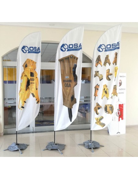 Bandiera a Vela o Goccia