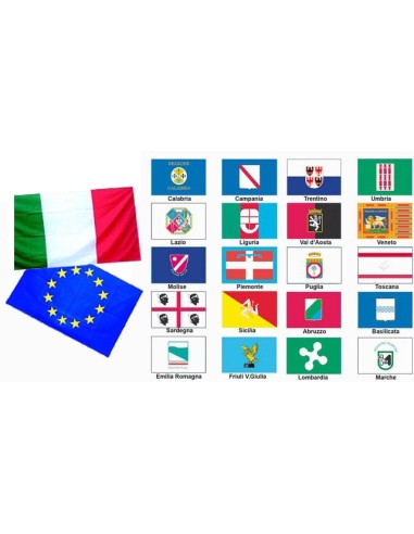 Bandiera Italia Europa Regione
